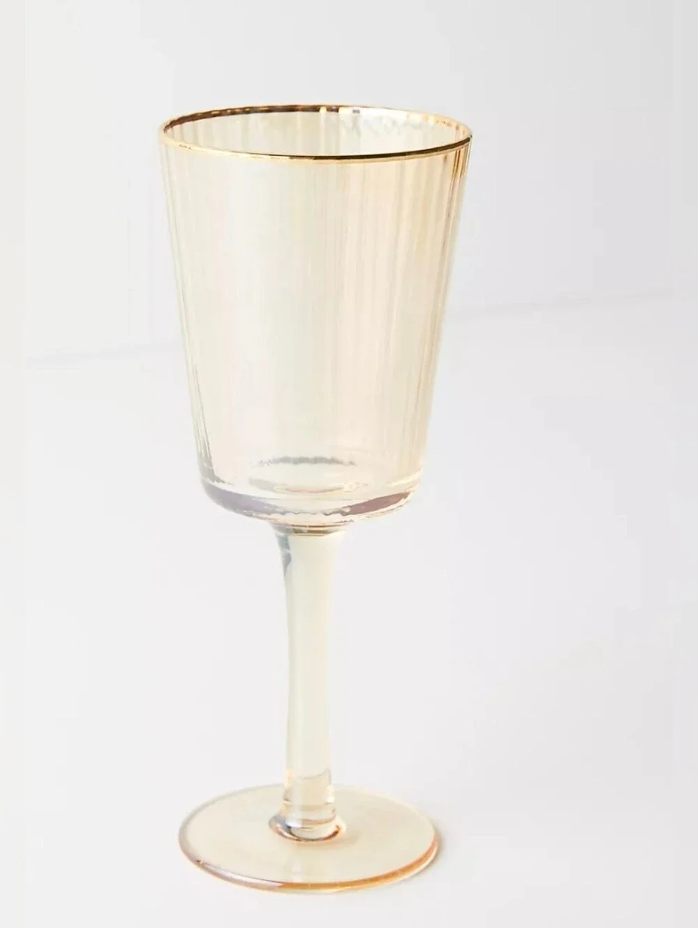 Anthropologie Rochelle Wine Glasses, Set of 3